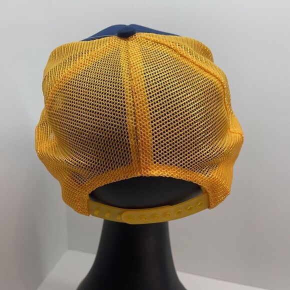 VINTAGE 70s/80's University Toledo T logo Mesh Trucker Snapback BASEBALL Hat Cap - Picture 3 of 6